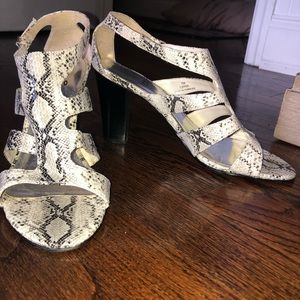 Snakeskin heels